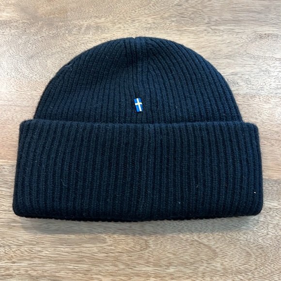 NWT Fjallraven | 1960 Logo Hat - Black Wool Unisex - Picture 2 of 8